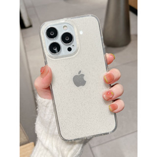 Capa Transparente de Acrílico com Glitter Cristal para iPhone