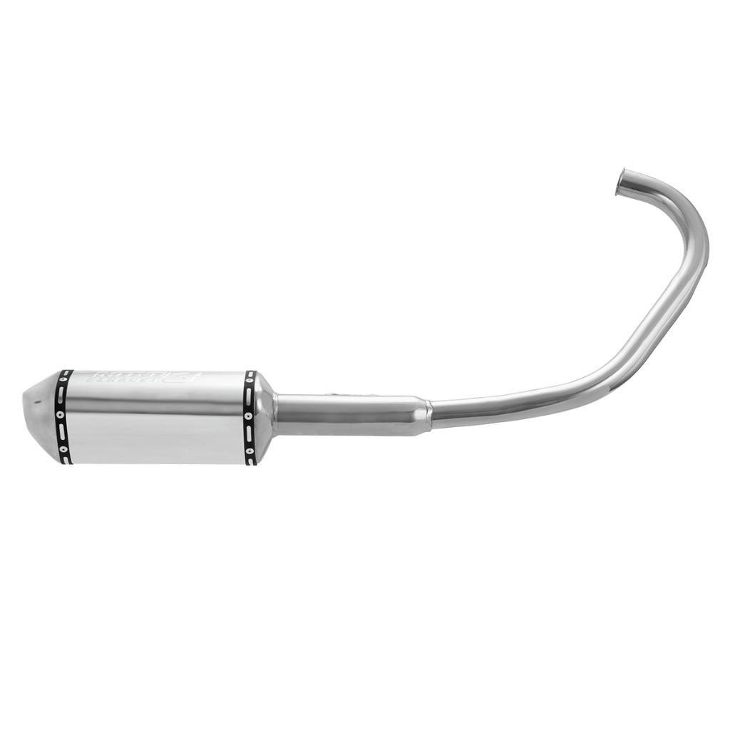 Escapamento Escape Moto Pro Tork Mini 3 Stamp Cg Titan 1976 Até 1999 Cromado Com Ponteira em Oferta na Shopee