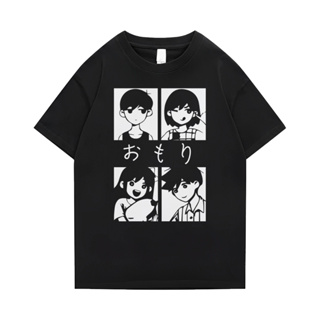 Camiseta Basica Camisa Omori Personagens Fofo Cat Carton Game Unissex em Oferta na Shopee
