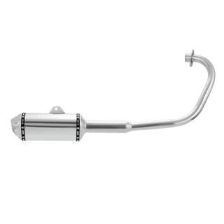 Escapamento Escape Moto Pro Tork Mini 3 Stamp Honda Titan Esd 150 2004 - 2008 Cromado Com Ponteira em Oferta na Shopee