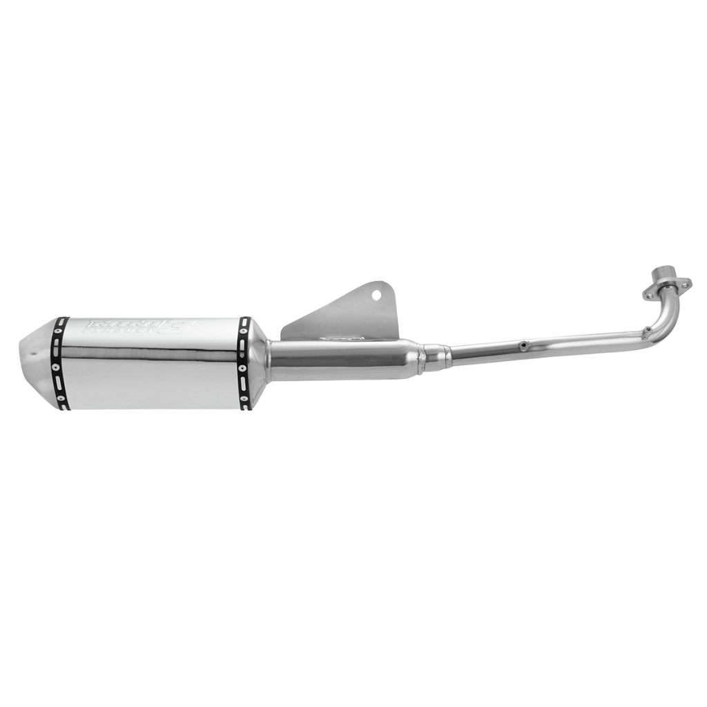 Escapamento Escape Moto Pro Tork Mini 3 Stamp Honda Pop 100 2007 Até 2015 Com Ponteira em Oferta na Shopee