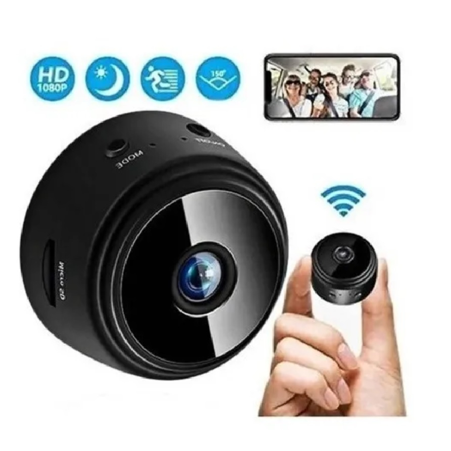 Mini Câmera Wifi De Segurança Monitoramento Discreta