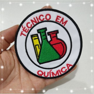 Patch Termocolante Técnico em Química Bordado