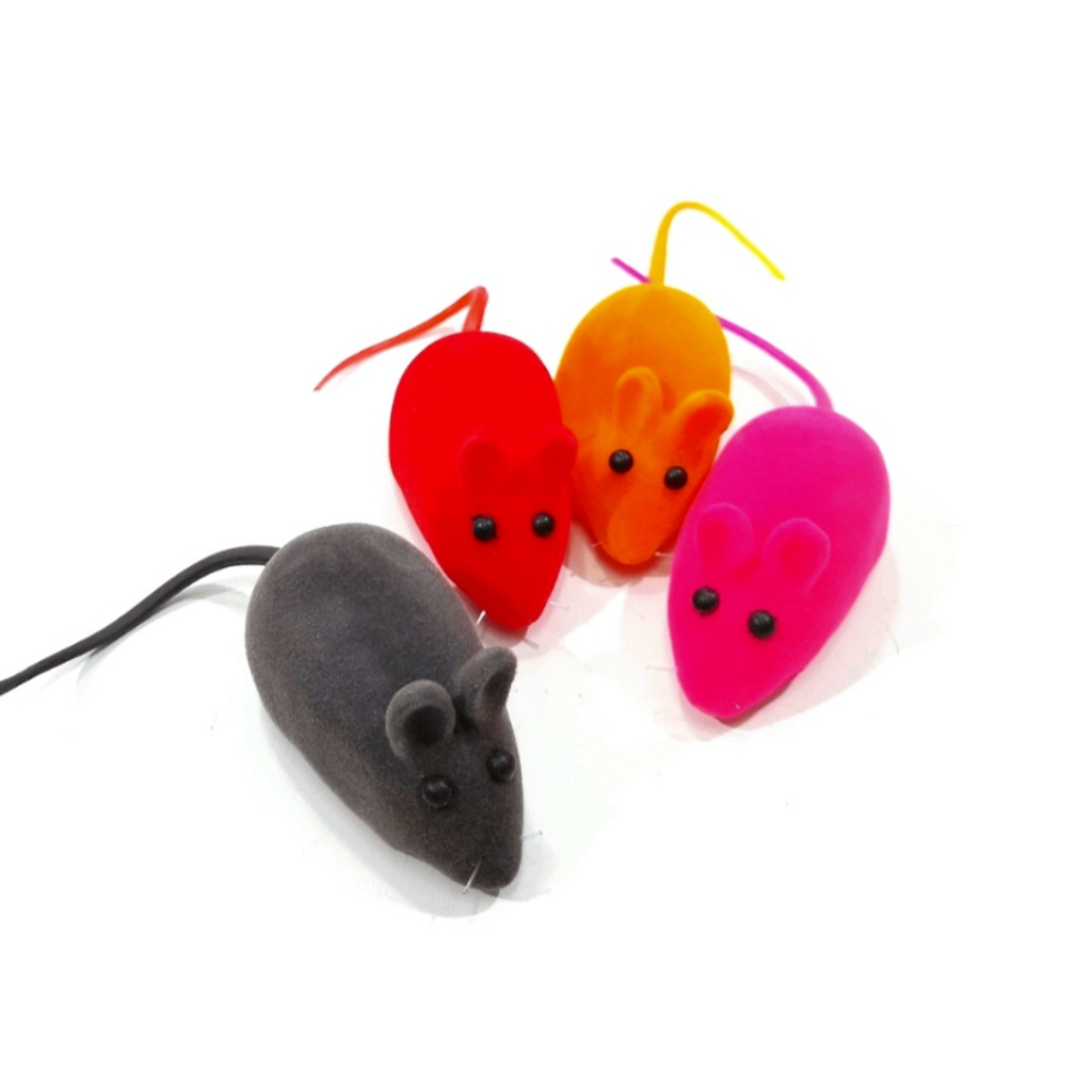 Brinquedo Gatos Filhotes Pet Ratinho Colorido - 1 un
