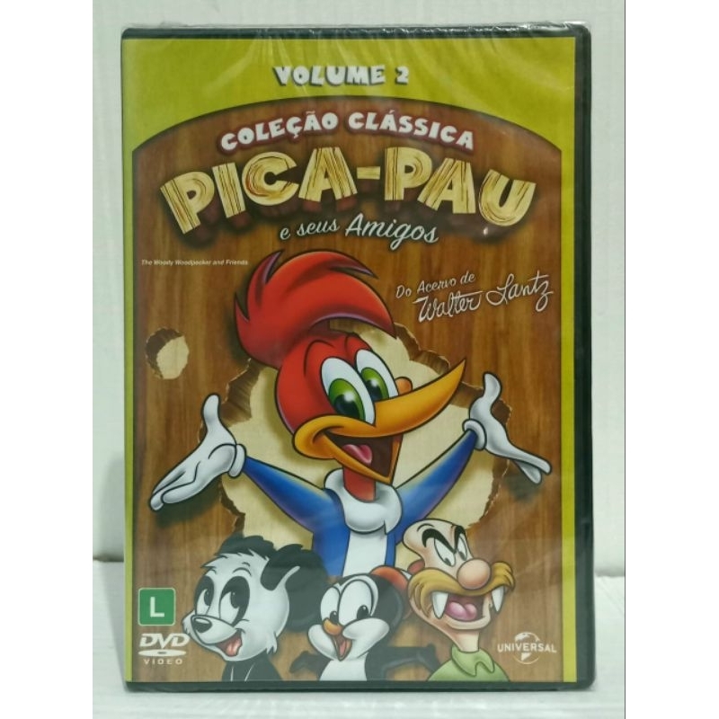 Dvd Pica-Pau e Seus Amigos - Volume 2 (Novo/Lacrado/Original)
