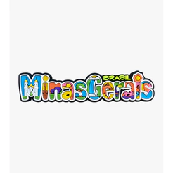 Ímã Minas Gerais MG Letreiro – Ímã de Geladeira