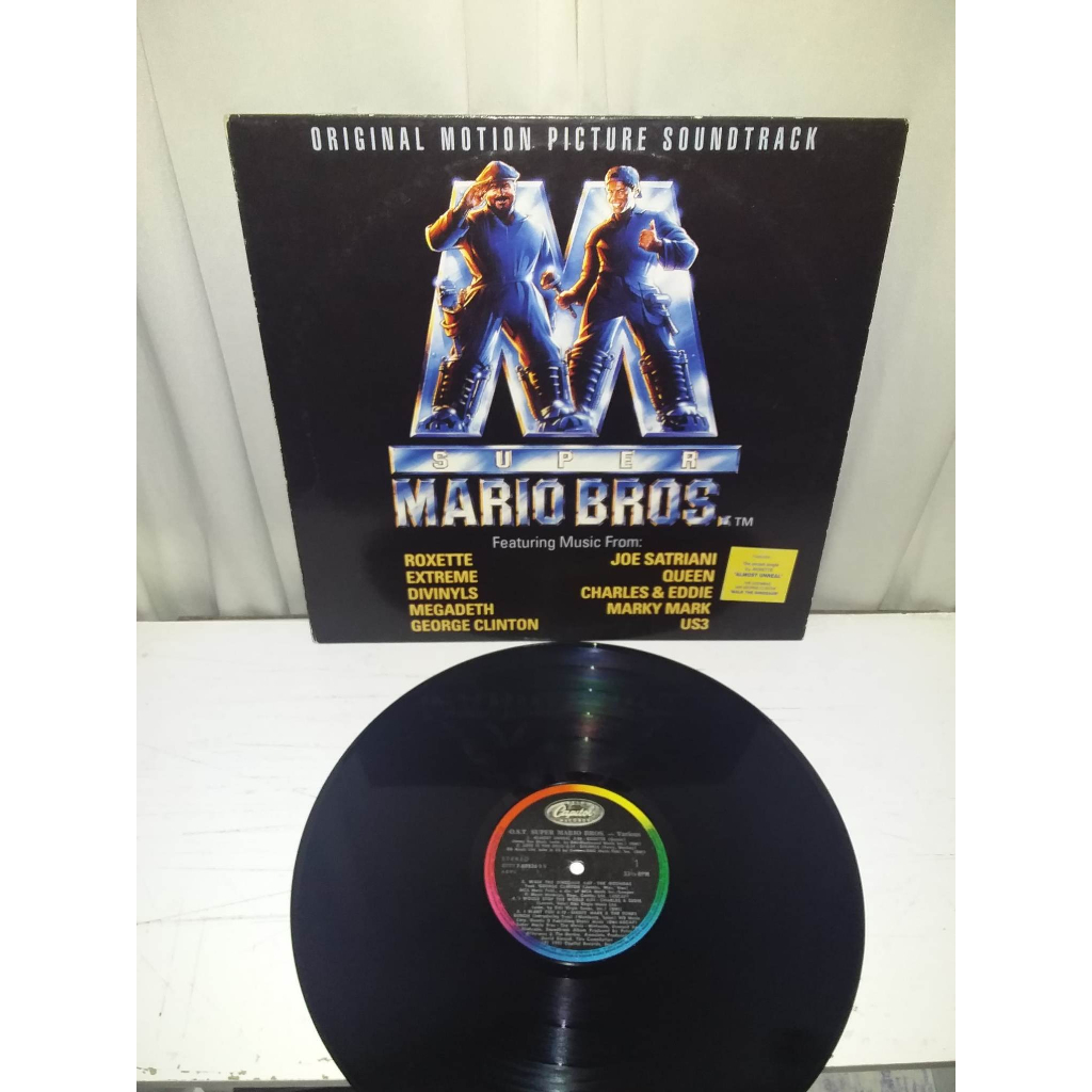 LP Super Mario Bros. Importado. Megadeth, Queen , Roxette, Joe Satriani, Extreme