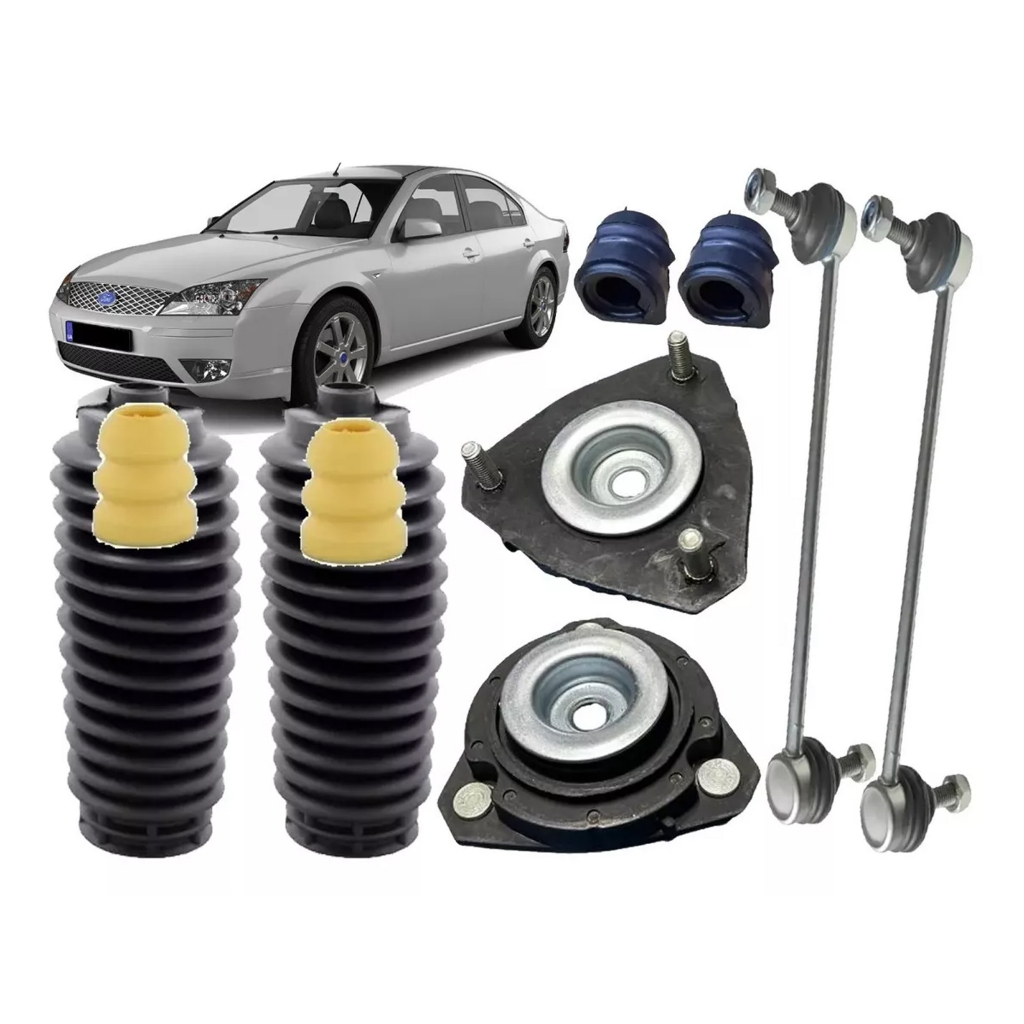 Coxim Batente e Coifa Bieleta Bucha Barra Dianteira Ford Mondeo 2002 2003 2004 2005 A 2006