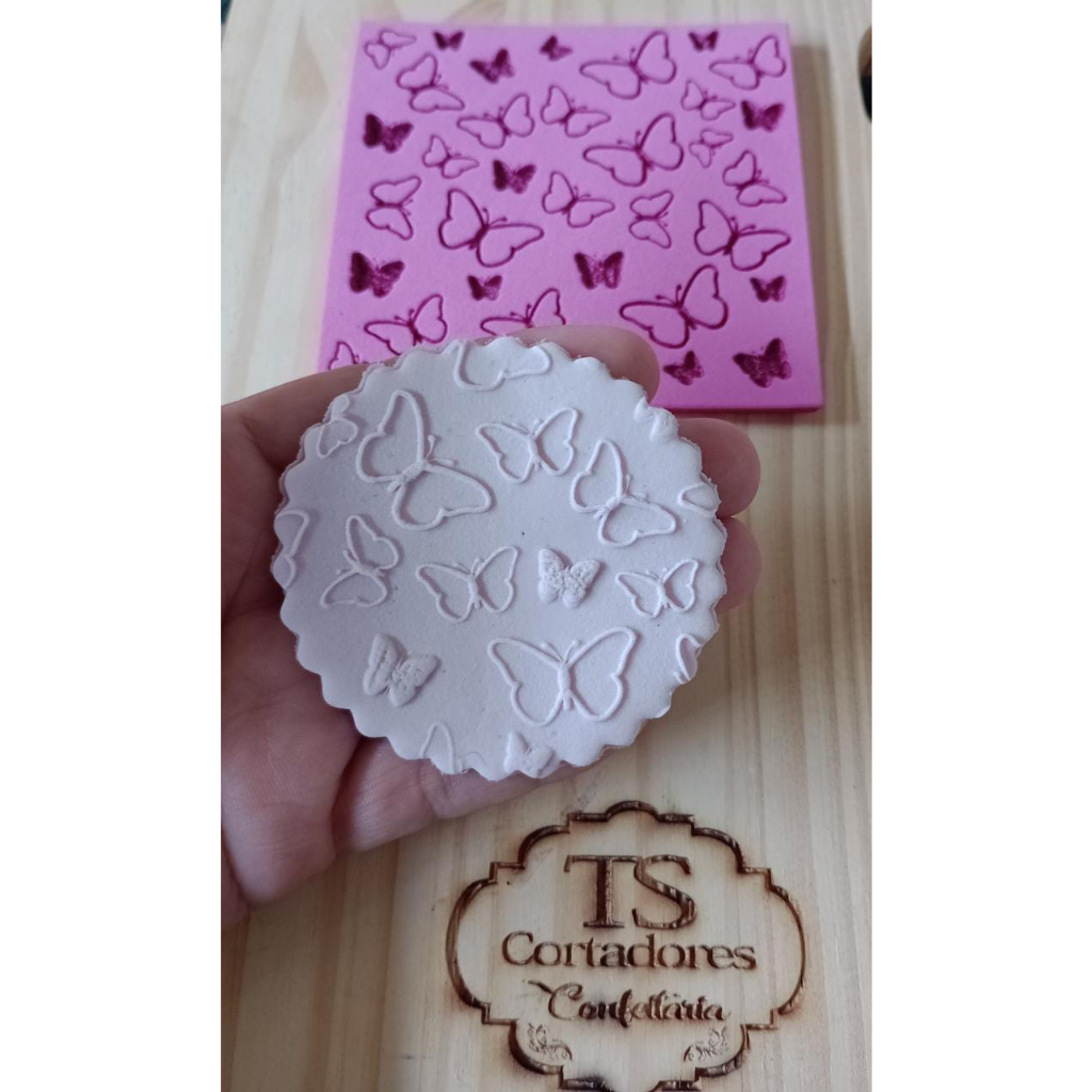 Marcador de Textura de Borboleta 10x12 (Material EVA) em Oferta na Shopee