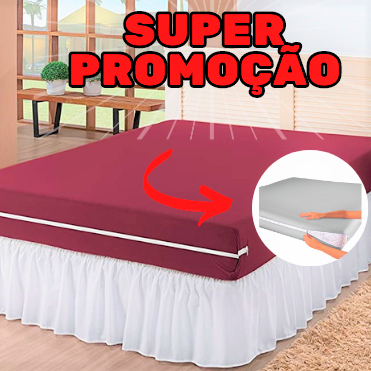 Capa de Colchão Poliéster com Zíper