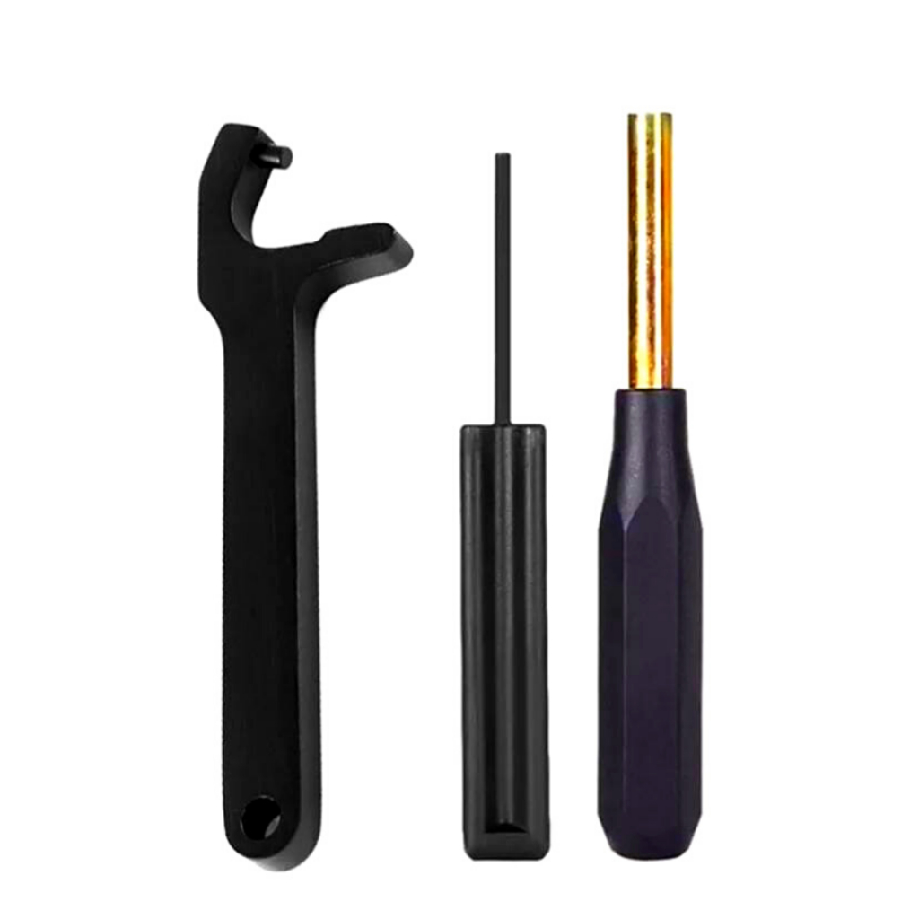 Kit Chaves Desmontagem Glock - Mira + Saca Pino + Carregador Glock G17 G22 G19 G23 G25 26 27 28