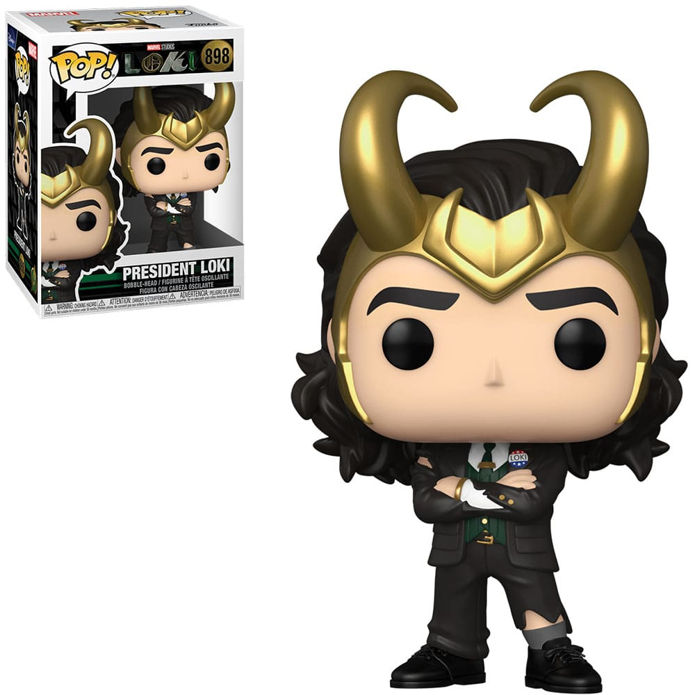 FUNKO POP MARVEL LOKI - PRESIDENT LOKI 898 NOVO ORIGINAL