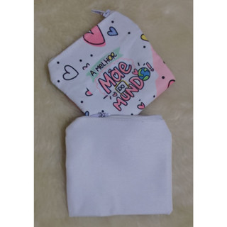 10 Porta Moedas Branco Para Sublimação 10X10cm