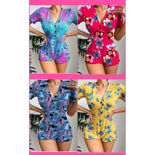 Pijama Macaquinho stitch babydoll sale