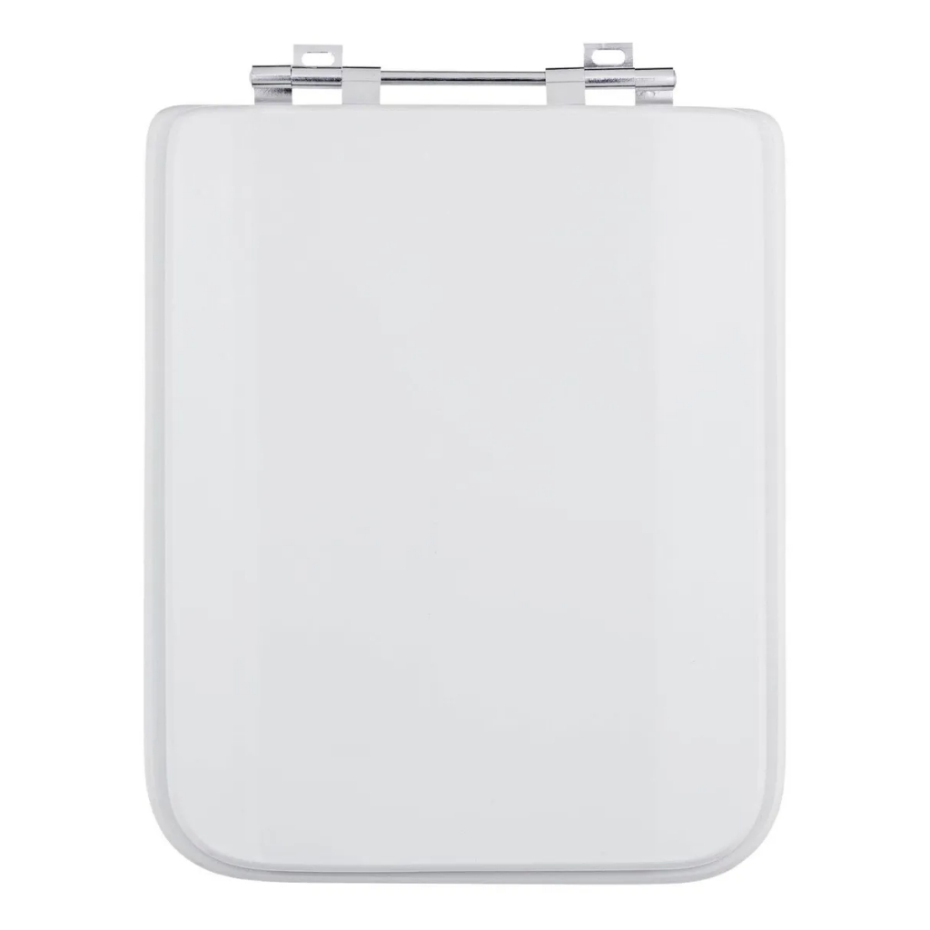 Tampa De Vaso Sanitário Laqueado Square Branco Para Vaso Incepa