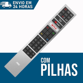 Controle Remoto Tv Aoc Smart Full Hd 32" 43" 50" 55" - Youtube E Netflix