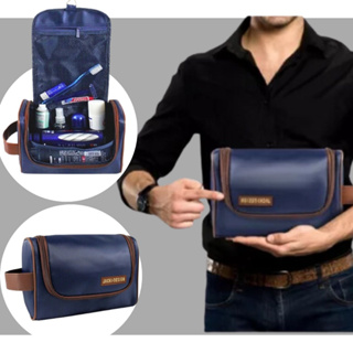 Necessaire Masculina Feminina Porta Maquiagem Organizador Mala De Viagem Com Ganho Cabide em Oferta na Shopee