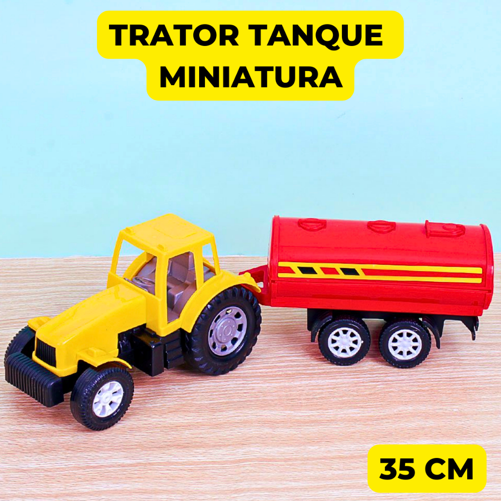 Trator tanque de abastecimento em miniatura brinquedo infantil meninos fazendinha carrinhos carro diverplas presente