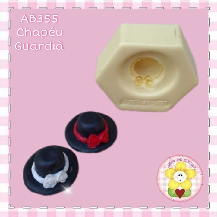 Molde de silicone AB355 Chapéu Guardiã Pombagira