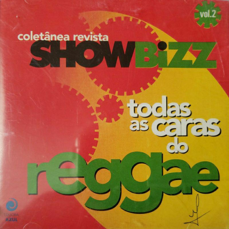Cd Todas As Caras do Reggae Revista Showbizz