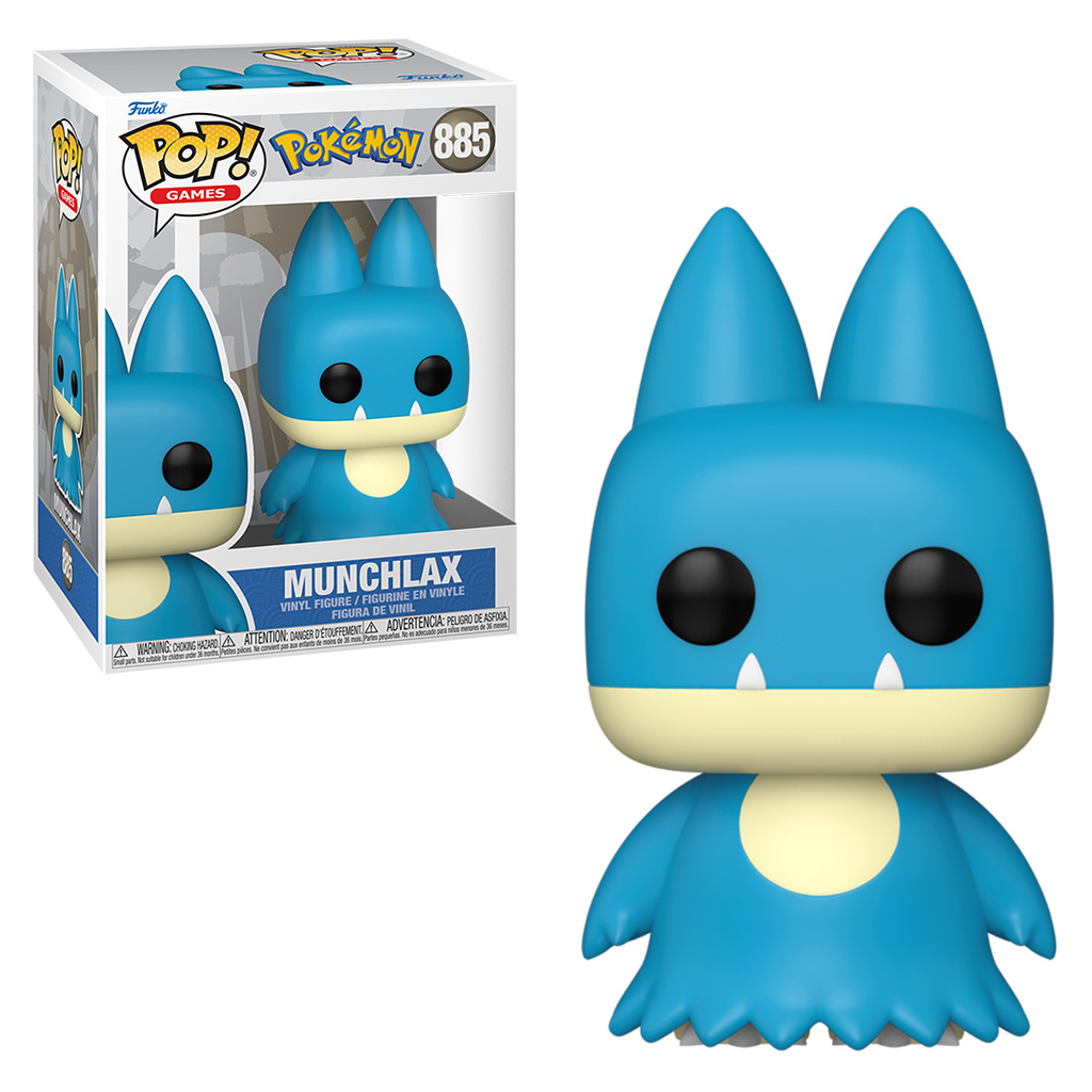 FUNKO POP GAMES POKEMON S7 - MUNCHLAX 885 NOVO ORIGINAL em Oferta na Shopee
