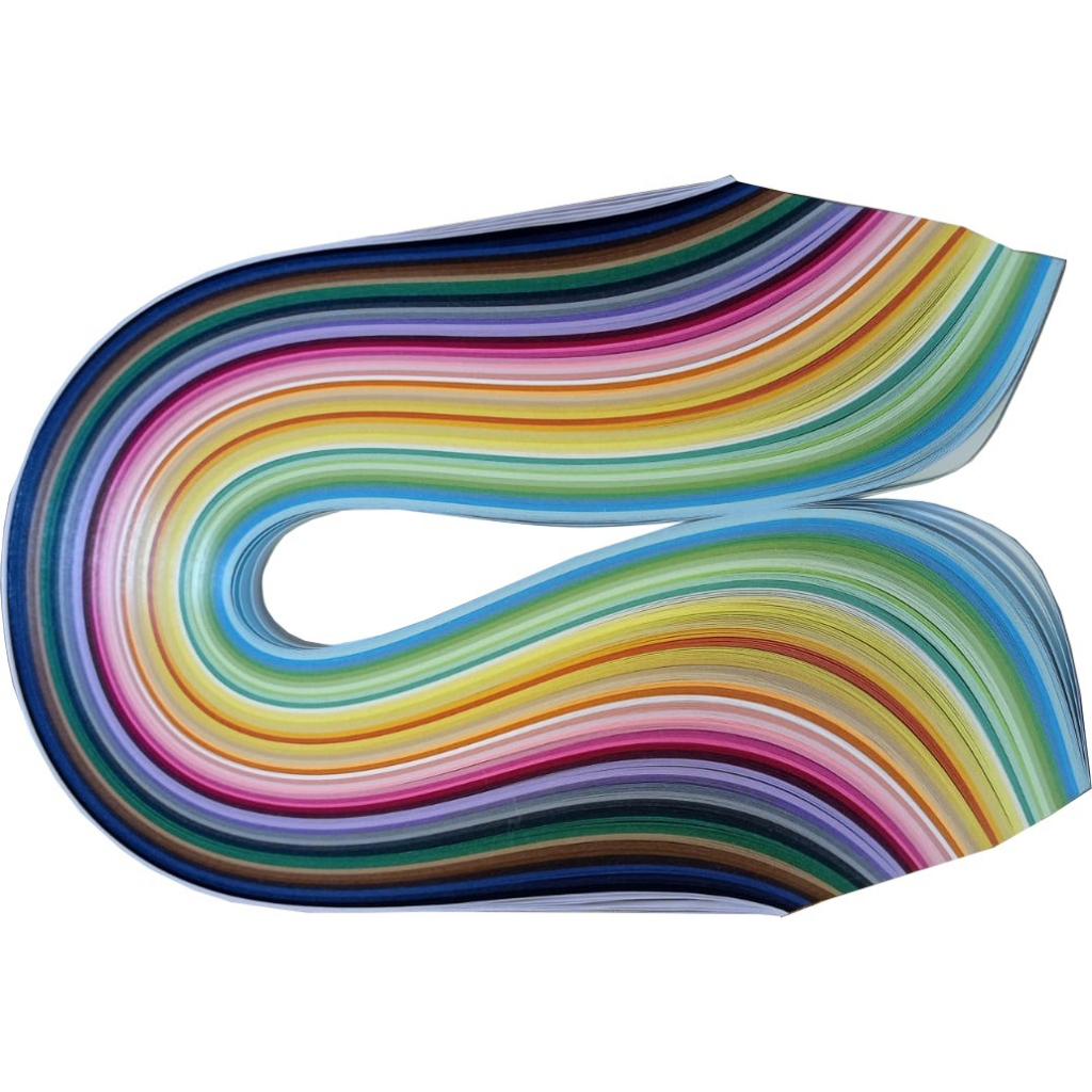 500 Tiras De Papel 5mm Para Quilling Importadas 90g/m2 54cm em Oferta na Shopee
