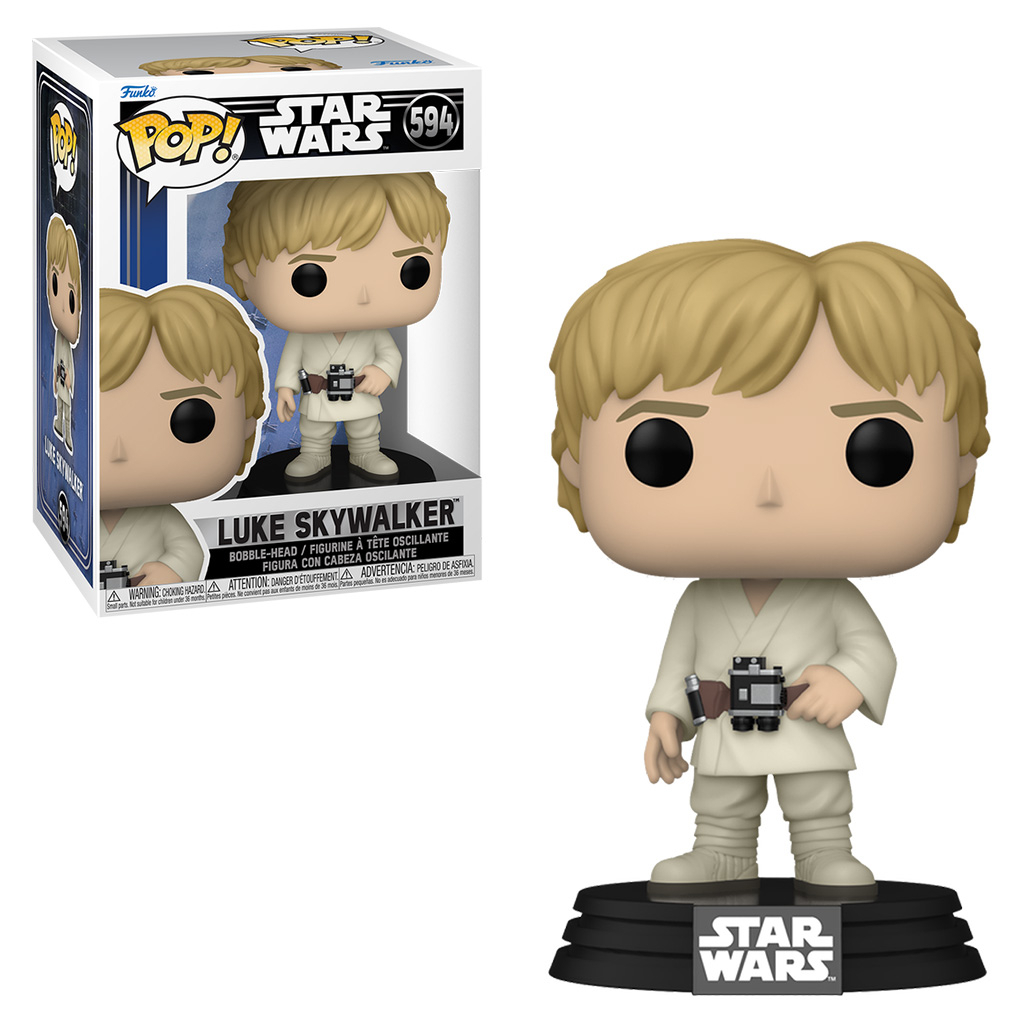FUNKO POP STAR WARS: EPISODE IV A NEW HOPE - LUKE SKYWALKER 594 NOVO ORIGINAL em Oferta na Shopee