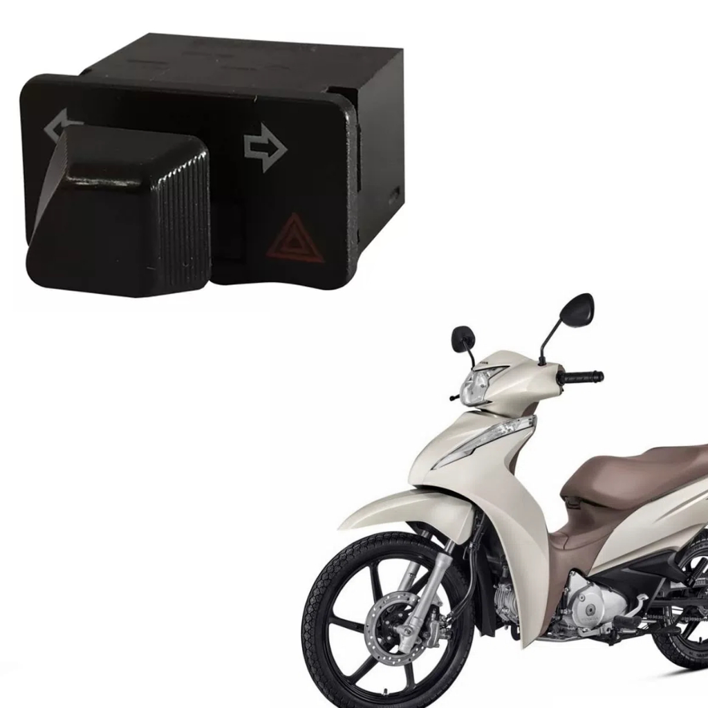 INTERRUPTOR PISCA COM ALERTA HONDA BIZ 110 125 2018 2019 2020 2021 em Oferta na Shopee