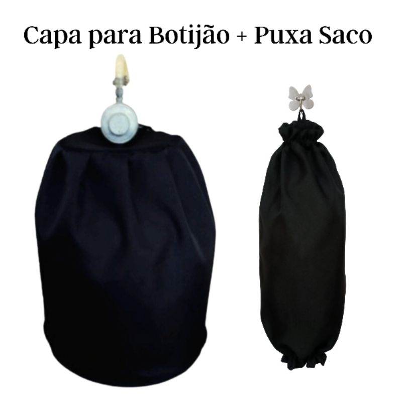 Capa Para Botijão + Puxa Saco Cores Lisas