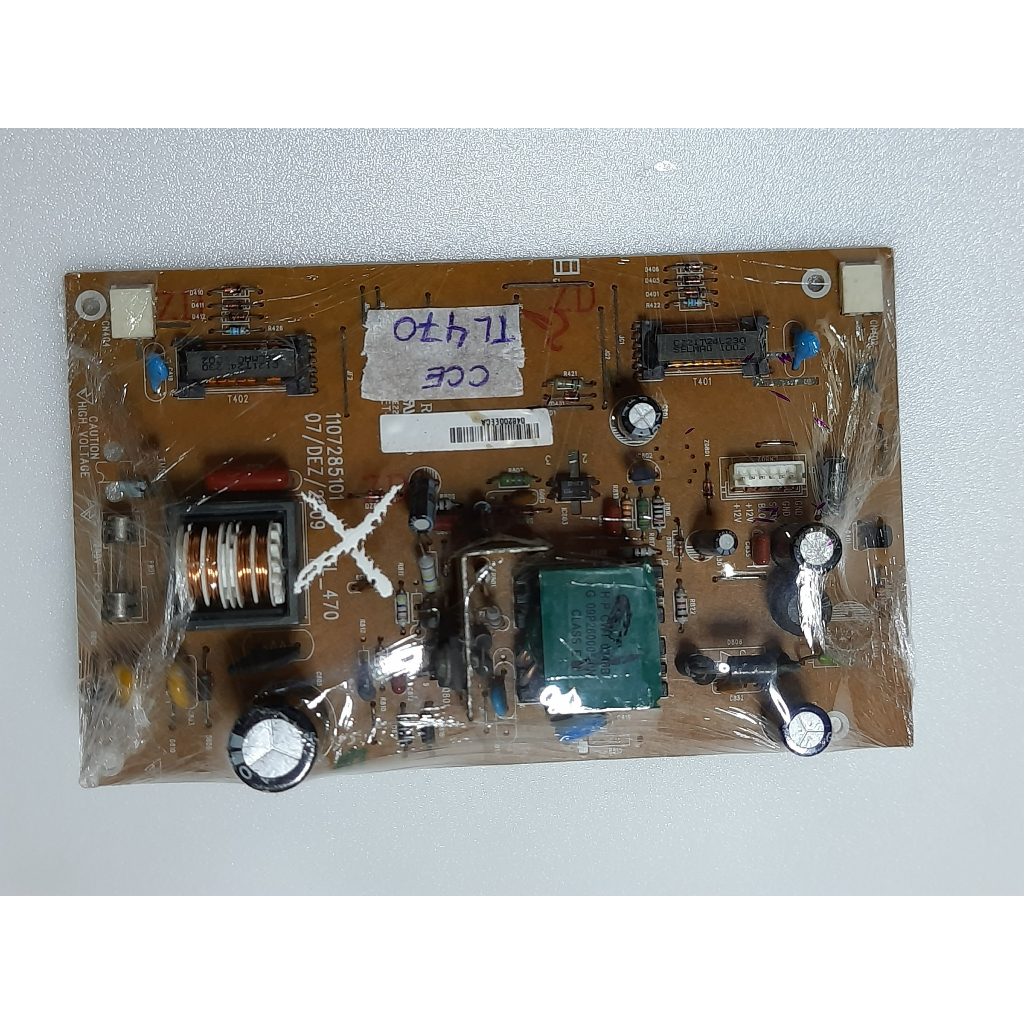 placa da fonte tv cce tl470 / 1107285101