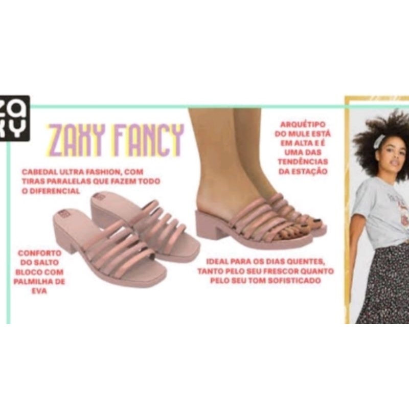lindo tamanco zaxy na cor nude neon disponível 39/40 2 unidades