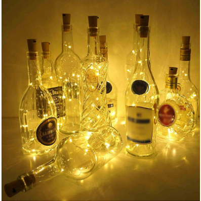 2 Metros Fio Fada Cordão Luz Leds Díodo Emissor De Luz Reutilizável Segurança Leds Decoração Promoção