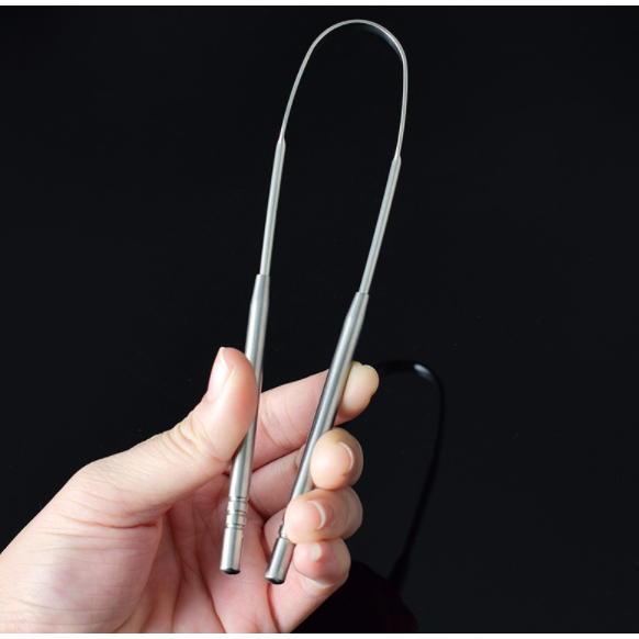 3 Peças Limpador De Língua Raspador De Língua Em Aço Inox Limpador De Lingua