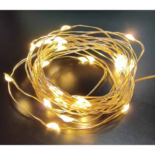 2 Metros Fio Fada Cordão Luz Leds Díodo Emissor De Luz Reutilizável Segurança Leds Decoração Promoção