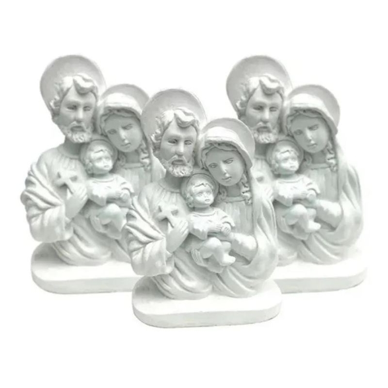 Sagrada família 20cm de gesso pra artesanato