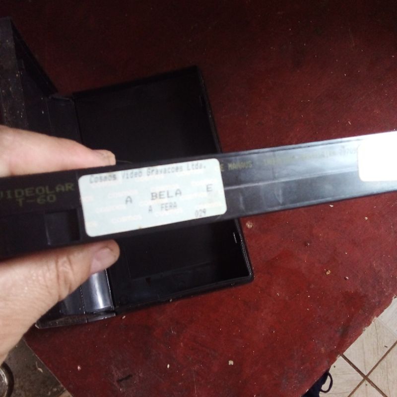 Fita vhs A Bela e a Fera