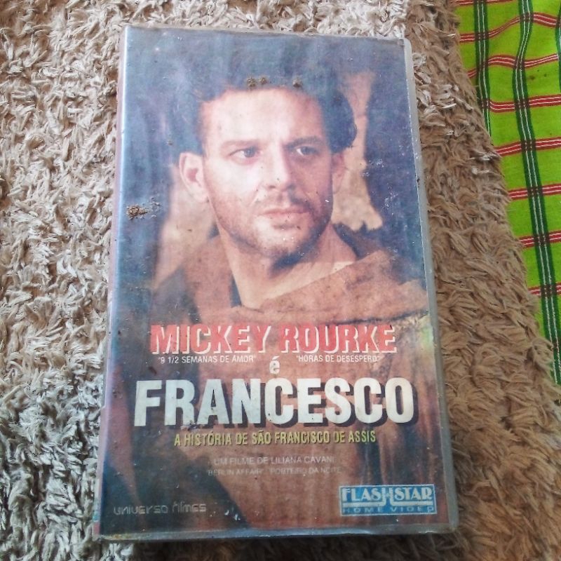 Fita vhs Francesco A Historia de São Francisco de assis