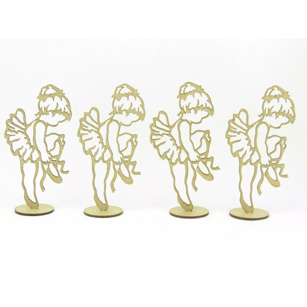 20 Centro de mesa Bailarina Personalizada em MDF CRU Lembranças centro de mesa em Oferta na Shopee