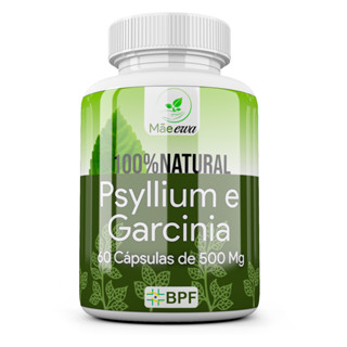 Psyllium E Garcínia 1 Pote 60 Capsulas 500mg