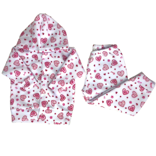 Conjunto Inverno Para Bebê Com Capuz Em Soft  Infantil Estampa Sortida REF. 203