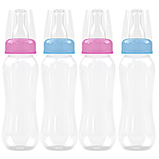 Mamadeira 240ml Menino Menina Bico de Silicone Saquinho Bebê Mamadeira 240 ML