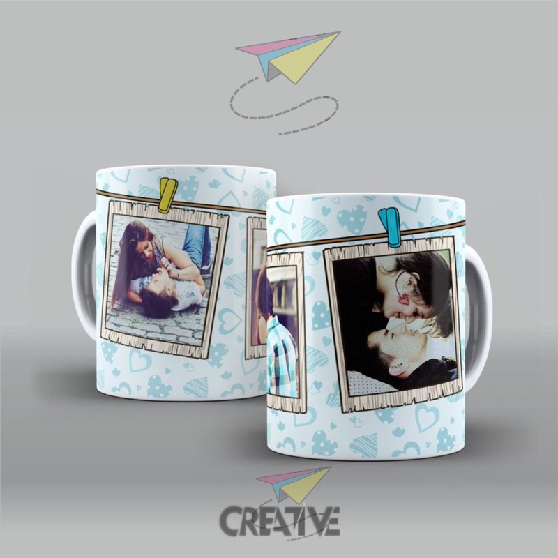 Caneca Personalizada de Porcelana 325ml - Alta Qualidade - MONTAMOS SUA ARTE com sua FOTO — imagem 2 de 2