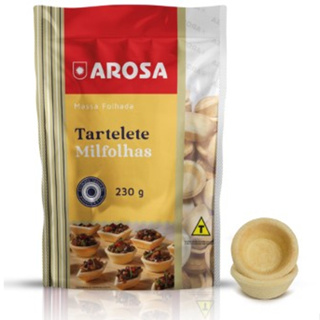 Tartelete Canapês Milfolhas Redonda P/ Petisco Arosa C/64un em Oferta na Shopee