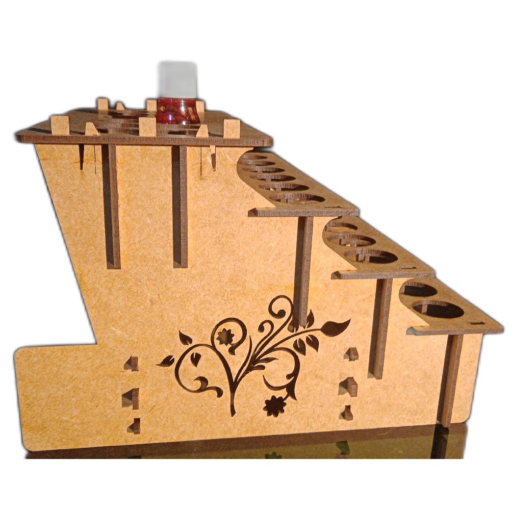 Expositor Porta Corante Liquido Escada 15ml Condimento