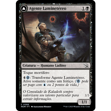 Agente Laminetéreo (Humano / Ladino) - Magic The Gathering