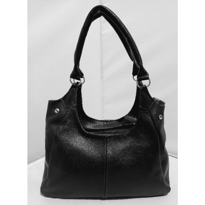 Kit Bolsa De Couro Legítimo Ombro Tiracolo Mão Bolsinha