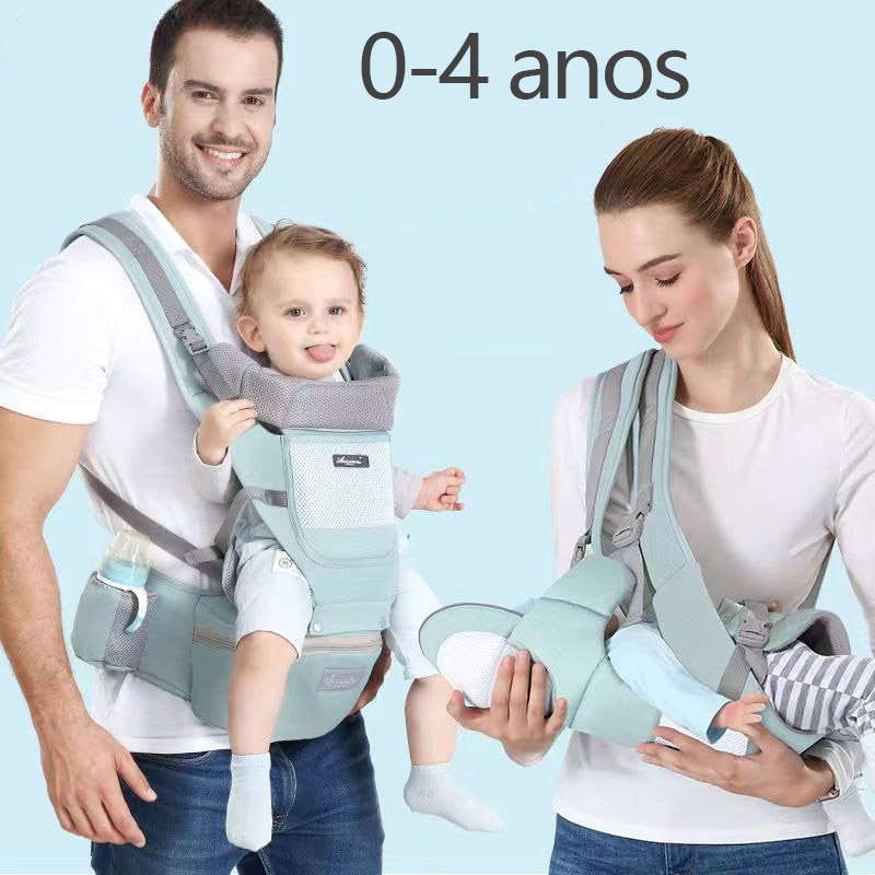 Canguru Banco De Cintura Para Bebê Pode Acomodar Banquinho Abraço Dianteiro E Traseiro De ...