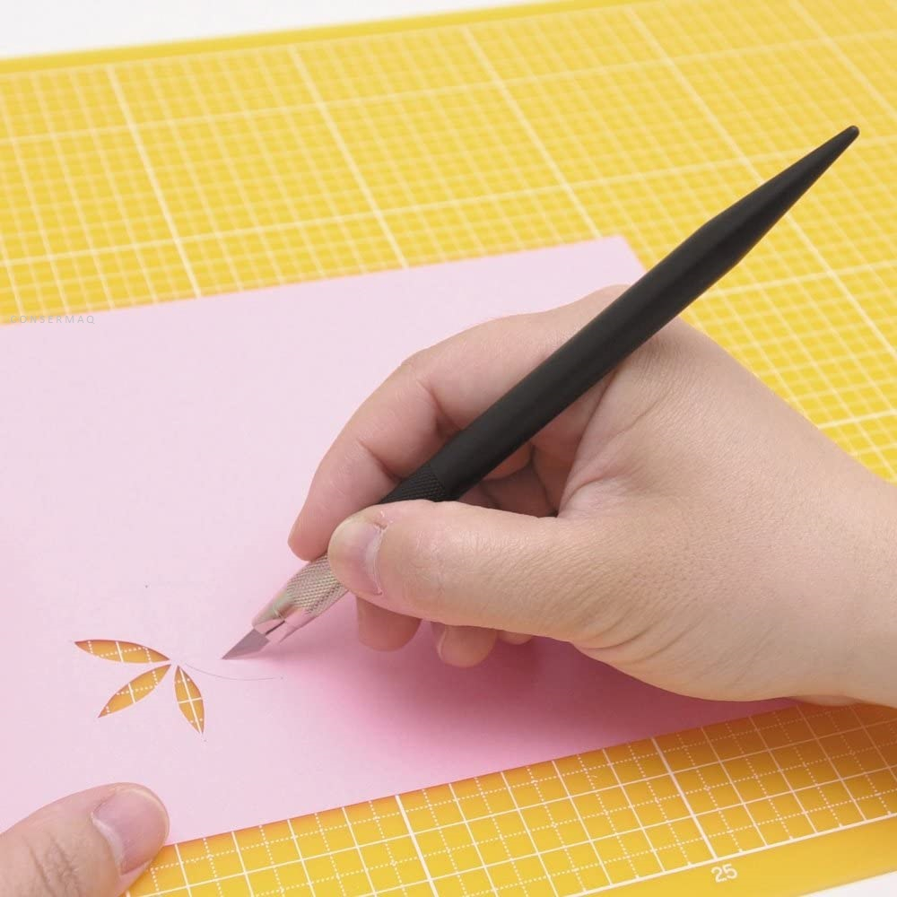 Estilete Precisão Papel Patchwork Scrapbook + 5 Lâminas reserva