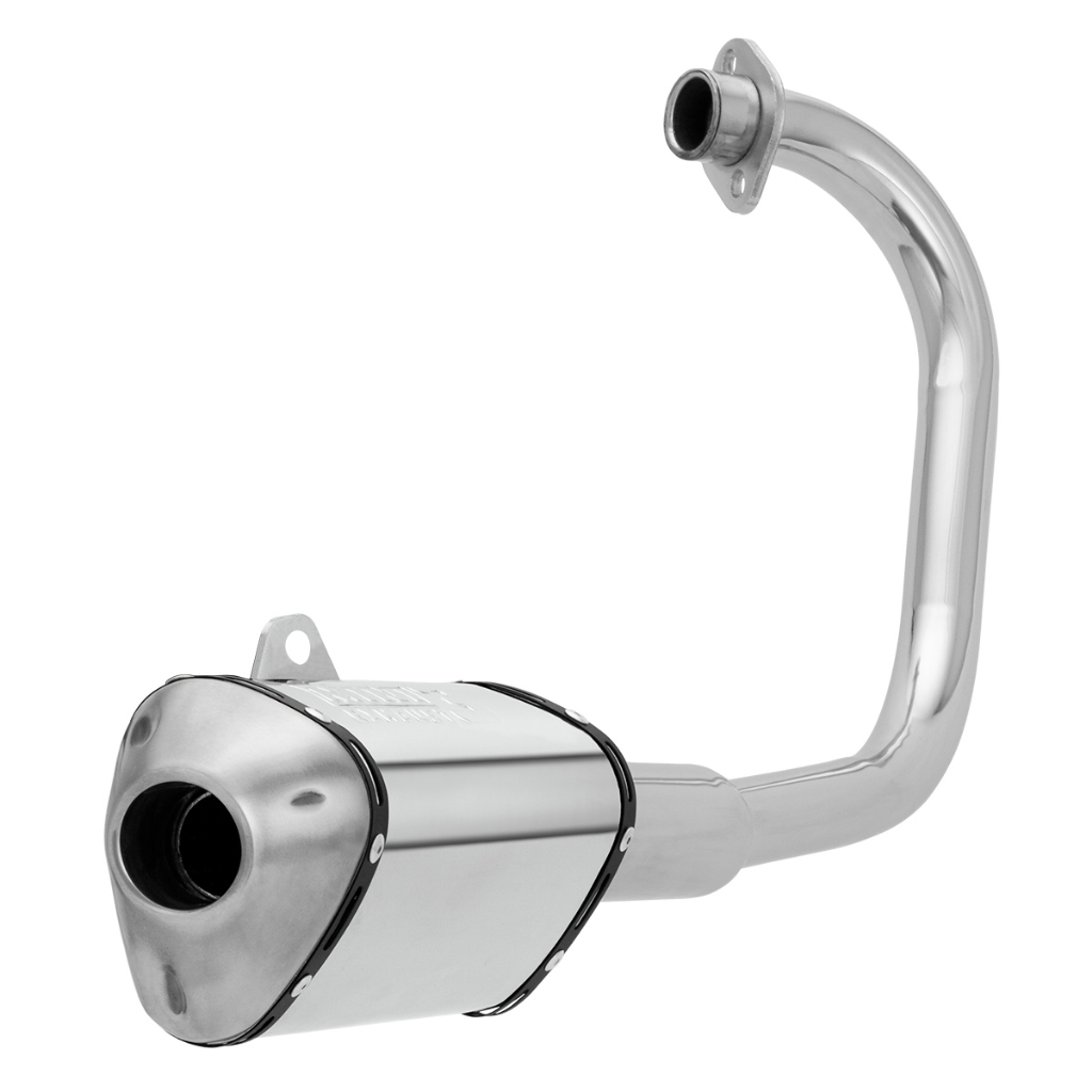 Escapamento Escape Moto Pro Tork Mini 3 Stamp Titan Esd Ex 150 2009 A 2013 E Fan 150 Mix Esdi em Oferta na Shopee