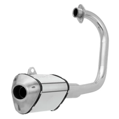 Escapamento Escape Moto Pro Tork Mini 3 Stamp Titan Esd Ex 150 2009 A 2013 E Fan 150 Mix Esdi